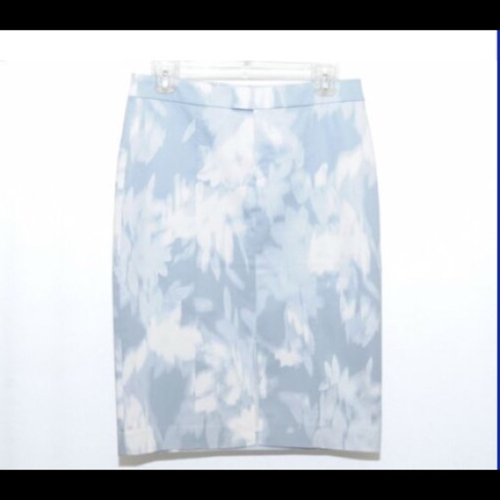 Banana Republic Abstract Water Colored Skirt 4P